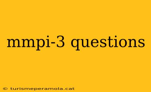 mmpi-3 questions